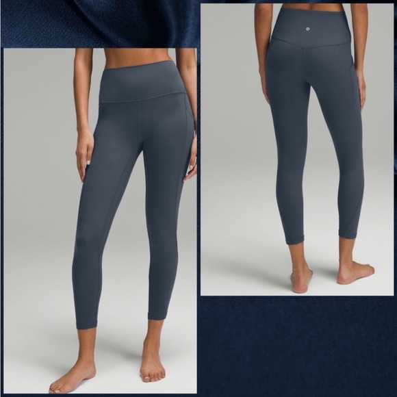 lululemon athletica Pants - Lululemon Align High-Rise Pant 25” in Iron Blue **Pockets Sz. 8 NWT